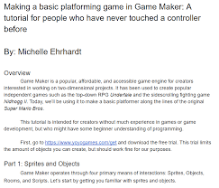Here's what to do next: Game Maker Tutorial By Michelle Ehrhardt