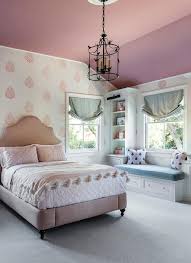 Pale Pink Girl Room With Mauve Pink