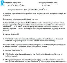 yp p and aggregate demand curve y