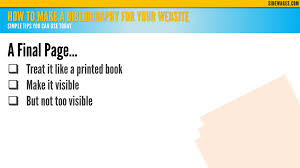 How To Make A Bibliography For Your Website Powerpoint S Flickr