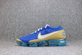 The largest database of gold running shoes for men and women with more than 3733 styles. Nike Air Vapormax Flyknit Blue Gold Running Shoes Aa3858 103 Sepsport