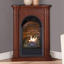 Ventless Gas Fireplace With Mantel
