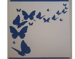Butterfly Stencil Etsy