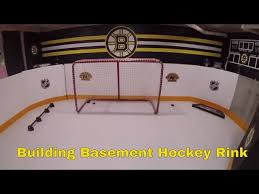 Building Basement Hockey Rink For My
