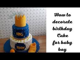 At cakeclicks.com find thousands of cakes categorized into thousands of categories. 2nd Birthday Cake How To Decorate Birthday Cake For Baby Boy Youtube