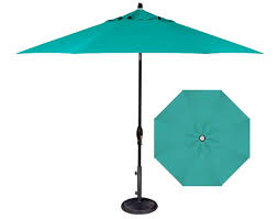 light blue patio umbrella