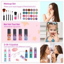 50 pcs real kids makeup kit for s