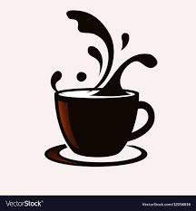 coffee cup with splash royalty free