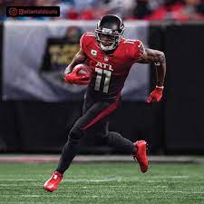 The aging wideout recorded 51 receptions for 771 yards and three touchdowns in 2020 after being limited to nine. Nfl On Instagram First Look At Julio Jones In The Falcons New Unis Via Atlantafalcons Nfl Football Art Atlanta Falcons Football Julio Jones