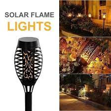 upgrade solar flame torch lights