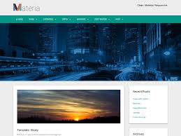 Materia Lite Wordpress Theme Wordpress Org
