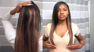Luxy classic dark brown 20 160g hair extensions this is a preowned set of luxy classic dark brown hair extensions. Applying Lovrio Blonde Tape In Extensions Youtube