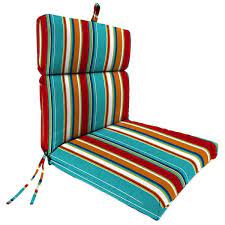 Outdoor Chair Cushion In Covert Fiesta