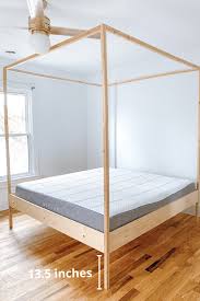 King Canopy Bed Frame Diy Tutorial