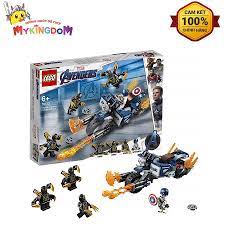 MY KINGDOM - Đồ Chơi Xếp Hình LEGO Captain America Đối Đầu Quái Vật  Outriders 76123