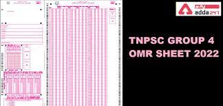 tnpsc group 4 omr sheet model 2022
