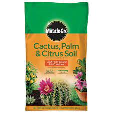 What soil is best for my succulents in a pot? can i plant my succulents growing indoors in potting soil? it's hard to sometimes find smaller portions of sand and what not where i live and if anyone else has that problem, i make a big batch from miracle gro cactus soil, organic potting mix and perlite. Miracle Gro 1 Cu Ft Cactus Palm And Citrus Soil 71951430 The Home Depot
