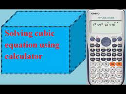 cubic equation using calculator fx 991