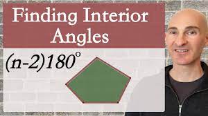 interior angle in a polygon how to find