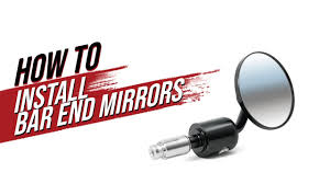 how to install bar end mirrors in
