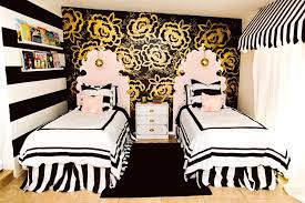 Black And Gold Girls Bedroom