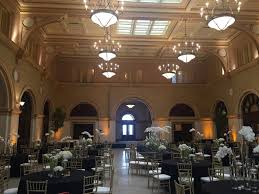 Wedding At The Depot With Accent Lighting Audio Visual Equipment Rental Company Minneapolis Mn