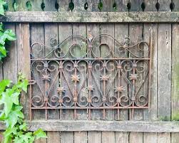 antique garden gate wrought iron fence