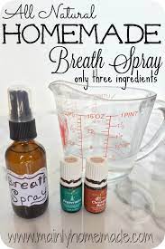 natural homemade breath spray