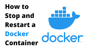 restart a docker container