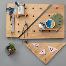 Diy Plywood Pegboard And Magnetic Board