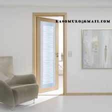 Doors Internal Oak With Glass Sandblast