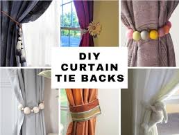 diy curtain tie backs unique