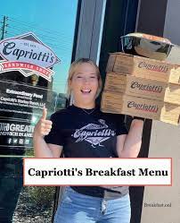 capriotti s breakfast menu 2024