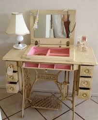 upcycled sewing machine table 10