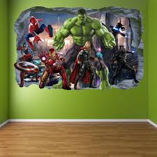 Avengers Superhero Wall Decal Sticker