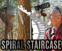 The spindle consists of a huge tree trunk.the steps are fully attached to the tree trunk and on the other side with subtle supports in the wall. Treehouse Winding Staircase 5 Steps With Pictures Instructables
