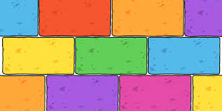 Colourful Brick Wall Classroom Display