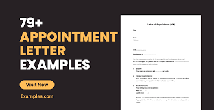 appointment letter exles 79