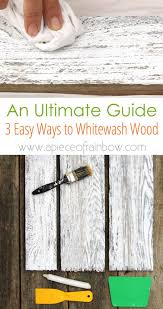 Askthedecorator.com host meghan carter demonstrates color washing techniques that can help you. How To Whitewash Wood In 3 Simple Ways A Piece Of Rainbow
