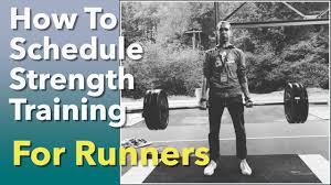 for runners to plan strength training