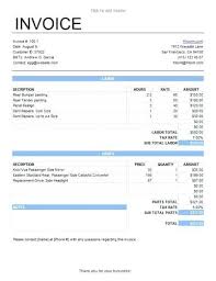 Free Service Invoice Templates Billing In Word And Excel Freelance
