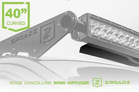 Noise Cancelling Wind Diffuser For 1 40 Inch Curved Led Light Bar Pn Z330040c