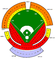 Seating Diagram For Arlington Stadium