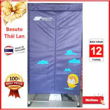 Tủ sấy quần áo Besuto Thái Lan, Bảo hành 12 tháng chính hãng, Tiện lợi, dễ  lắp ráp và hỗ trợ diệt khuẩn cho quần áo. - Máy giặt
