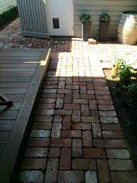 Recycled Brick Paving Outdoor Patio