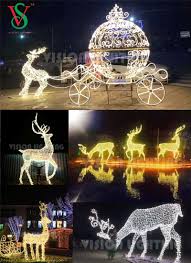 High Power Led Sculpture Light Large Christmas Reindeer Lights For Outdoor Use View Large Christmas Reindeer Vision Product Details From Zhongshan
