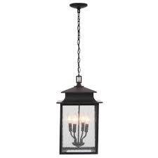 World Imports Sutton Collection 4 Light Rust Outdoor Hanging