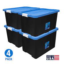 plastic storage bin container