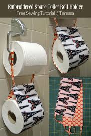Diy Fabric Toilet Paper Holder Free