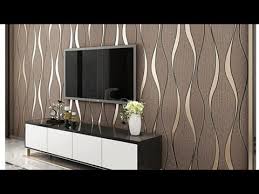 Lovely Tv Wall Background Design Ideas